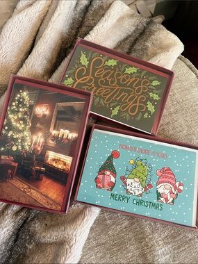 Christmas Cards/Holiday Cards, New. 3 Boxes, 10 sets per Box. Total of 30 sets